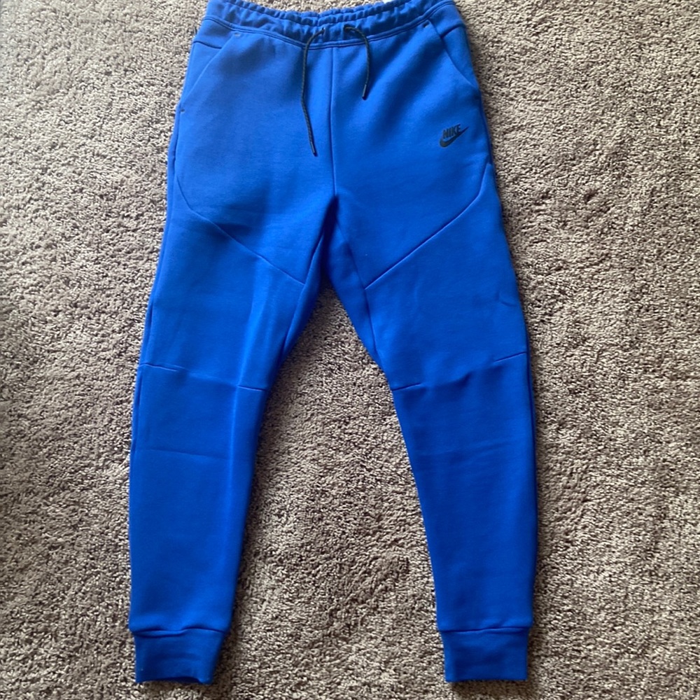 Blue Nike Tech Fleece Joggers
